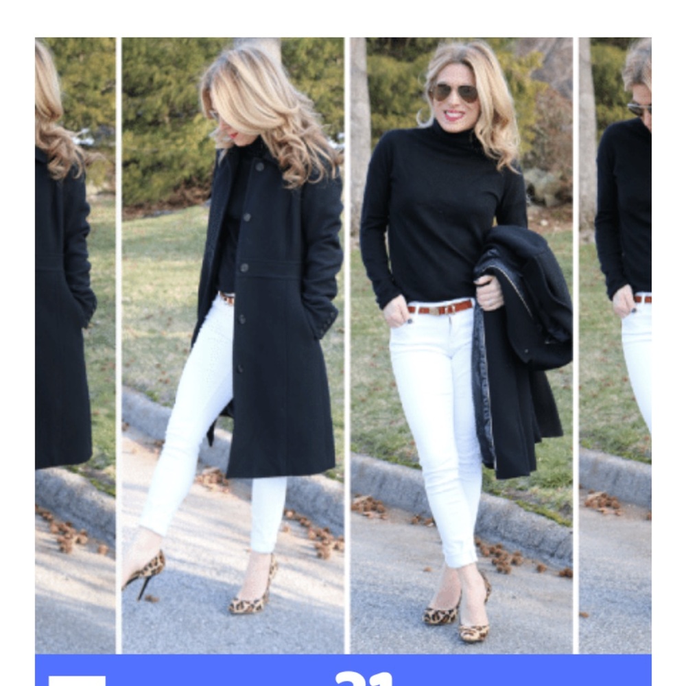 Spanx White Jean-ish Legging